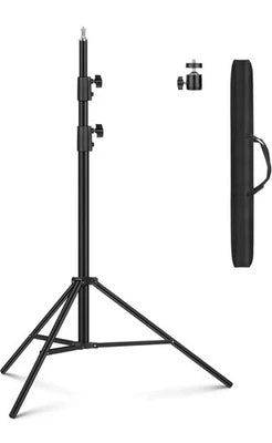 TRÍPODE PROFESIONAL AJUSTABLE DE ESTUDIO 2 METROS DE ALTA RESISTENCIA TRIPOD ALUMINIO