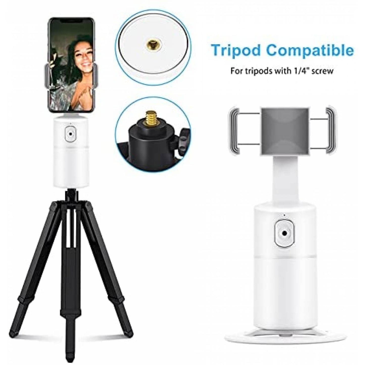 TRIPODE SEGUIMIENTO FACIAL AUTOMATICO BLANCO (60 UND X CAJA)
